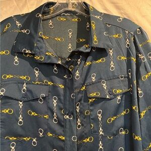 Stylish Blue chain. dress women